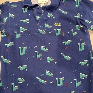 Lacoste Kids Blue Polo Shirt
